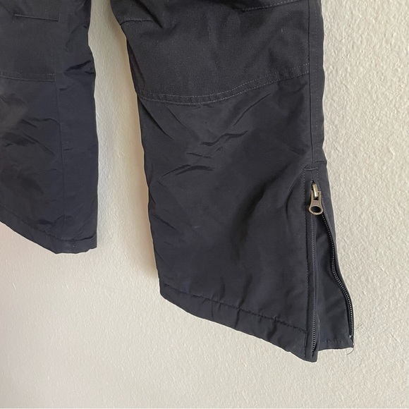 Lands' End Squall Snow Ski Pants Kids Girls 6X Black Grow A Longs Waterproof - Picture 10 of 16